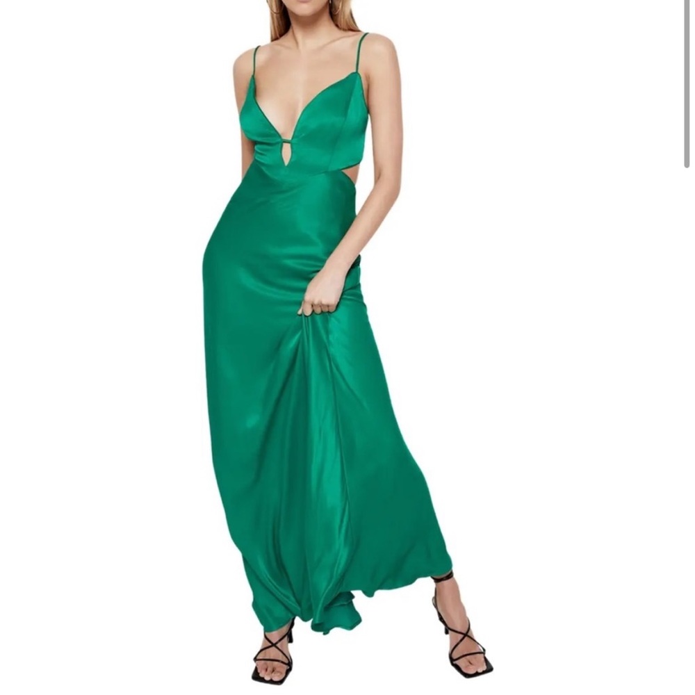 Bardot Karlotta Dress in Fern - Size 10